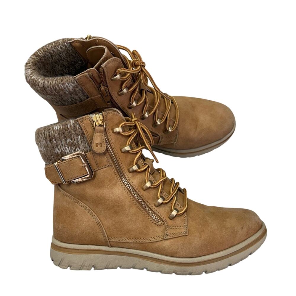 Cliffs by White Mountain Hearty combat and lace-up ankle boots size 9